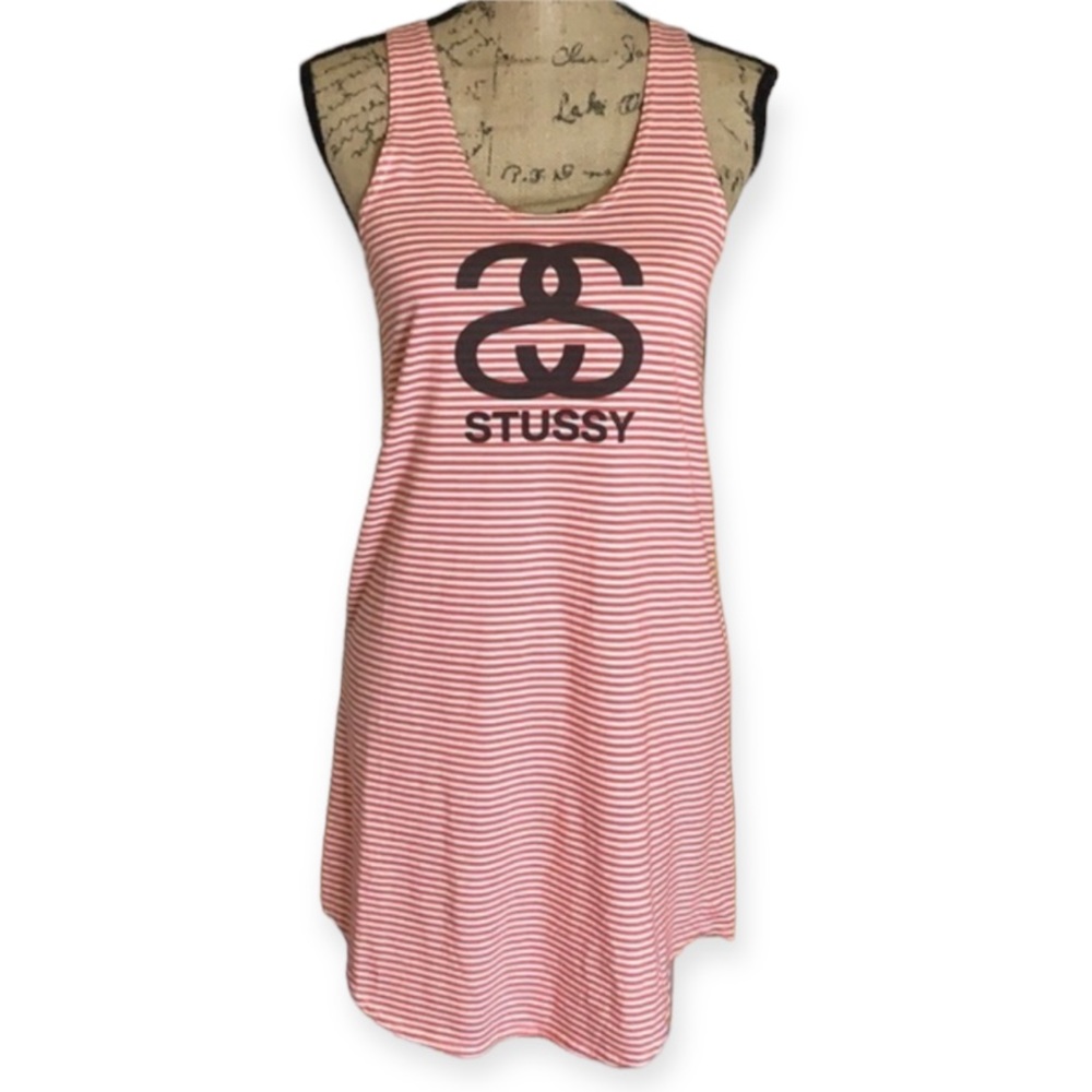 STUSSY | Racerback Striped Tank Dress - Picture 2 of 5
